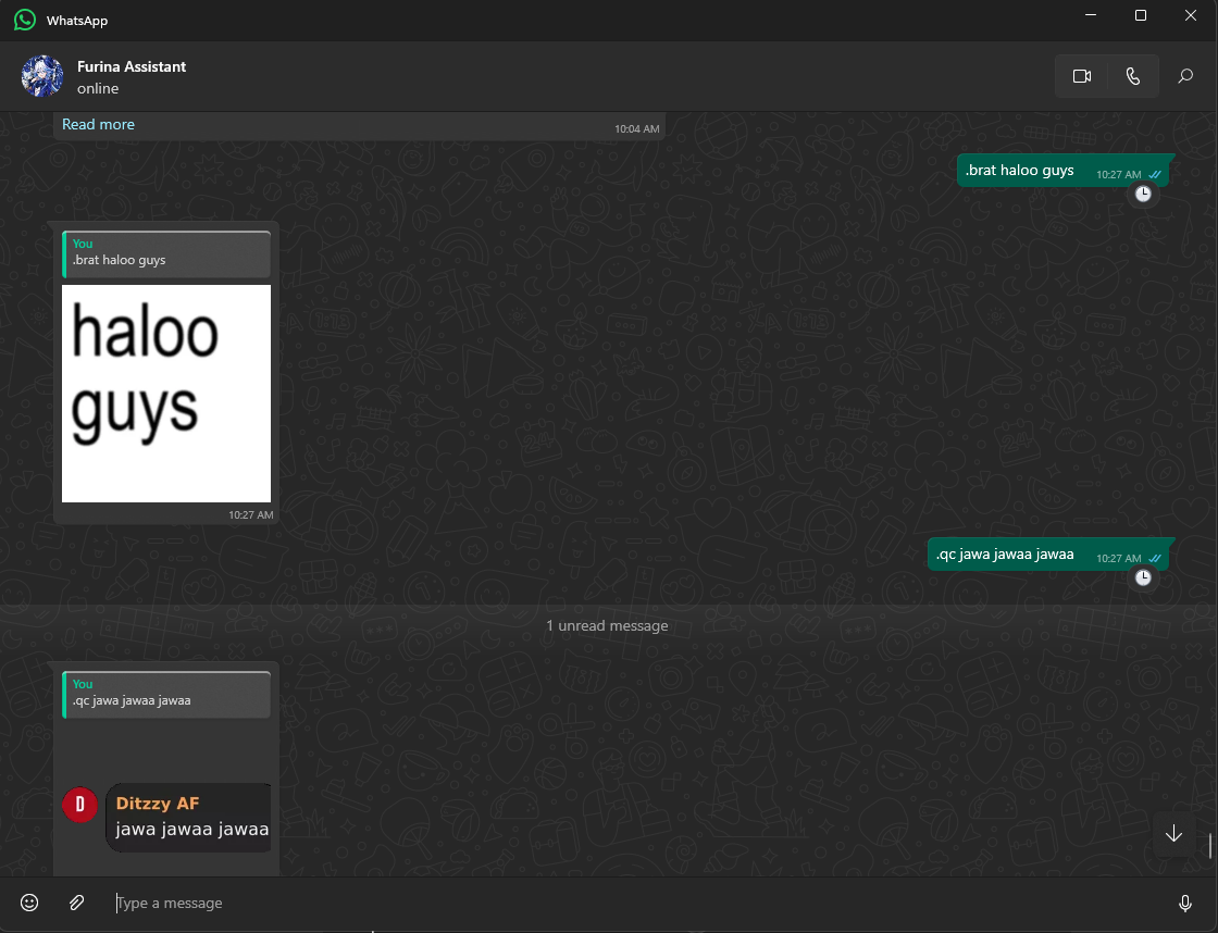Furina Bot Preview